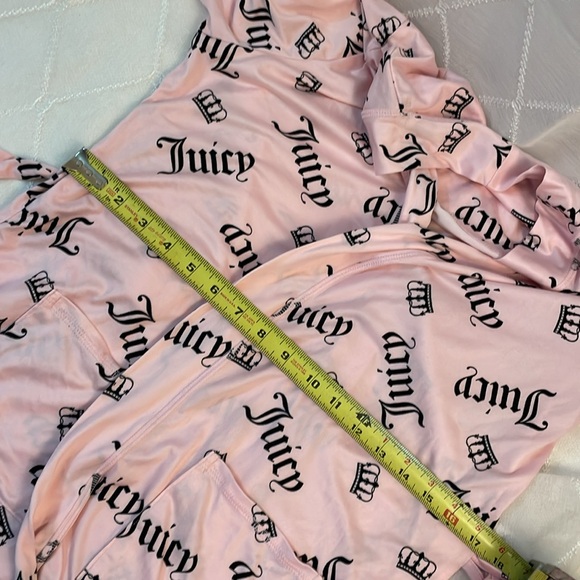 Juicy Couture Pink Logo Bath Robe Size Medium - Picture 7 of 9